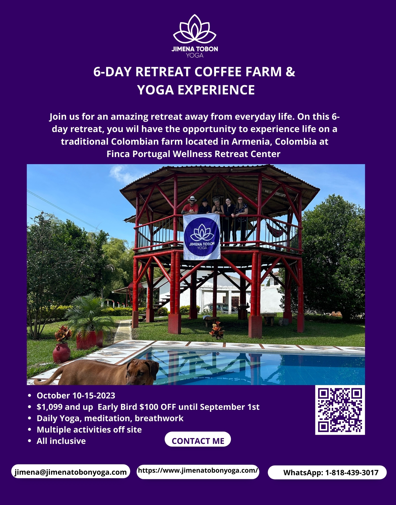6-Day Retreat Coffee Farm & Yoga Experience