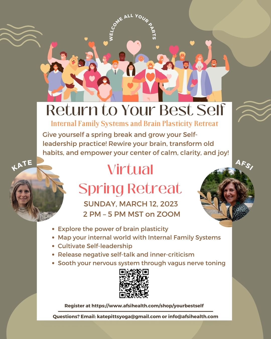 Return to Your Best Self : Internal Family Systems and Brain Plasticity Virtual Retreat