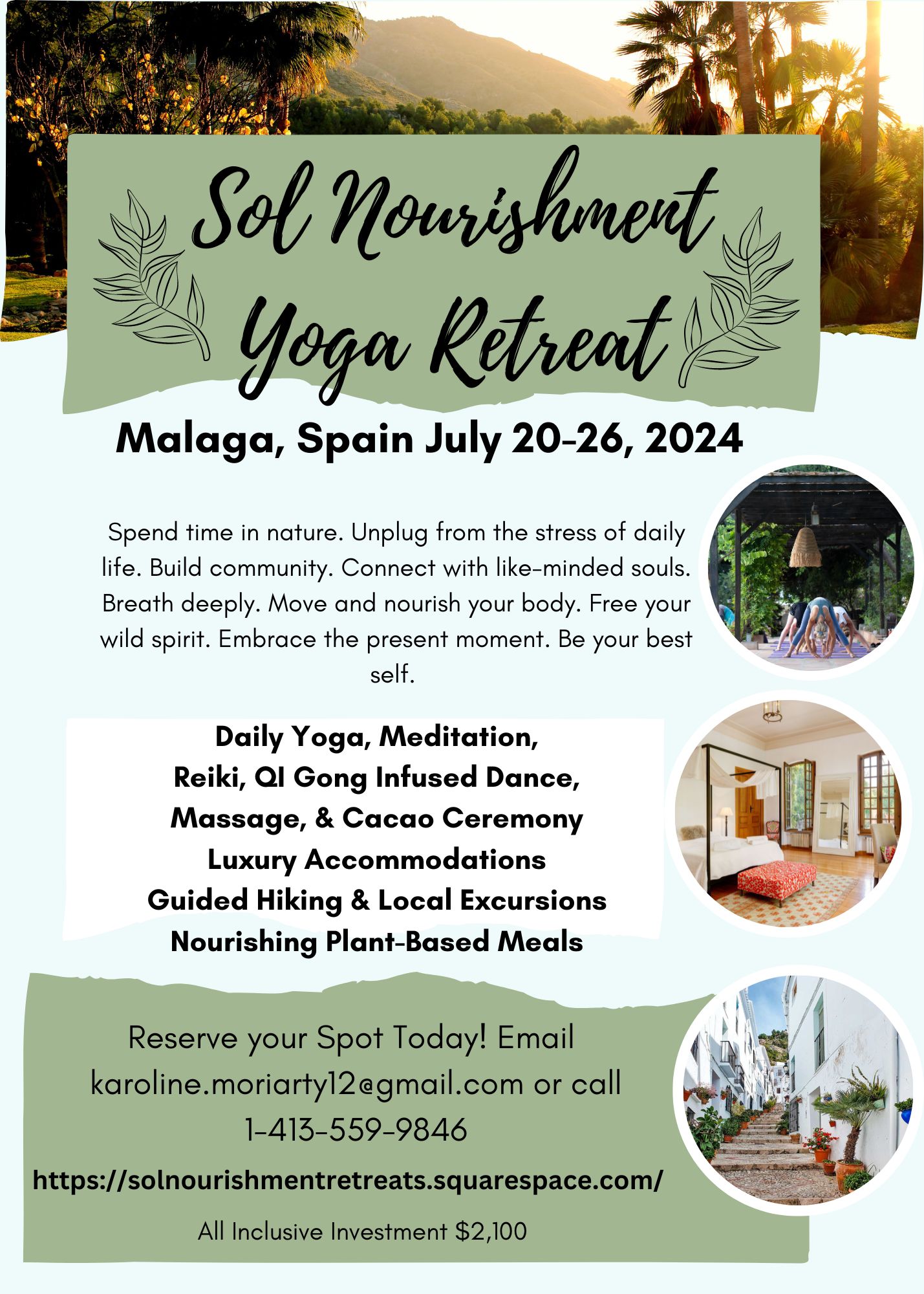Sol Nourishment All-Inclusive Yoga & Wellness Retreat